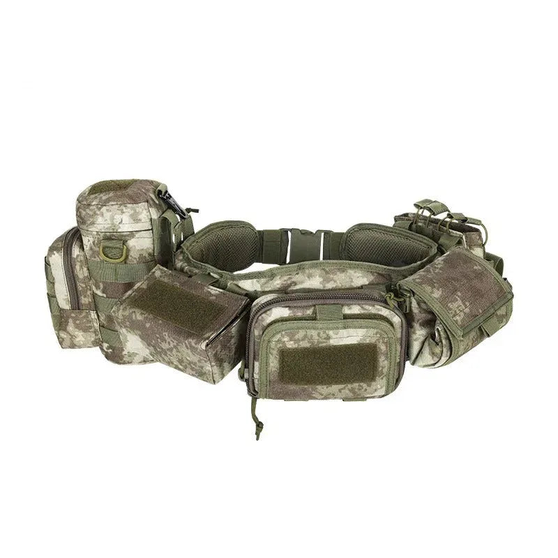 Military Custom Molle Pockets Tactical Belt Military-Outdoors.com