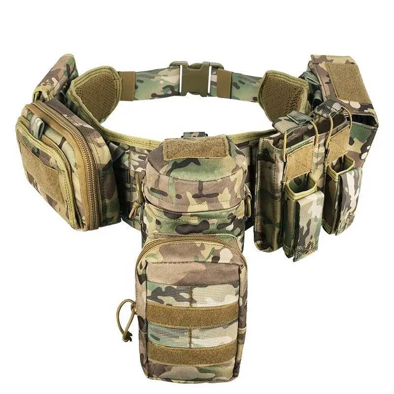Military Custom Molle Pockets Tactical Belt - Military-Outdoors.com