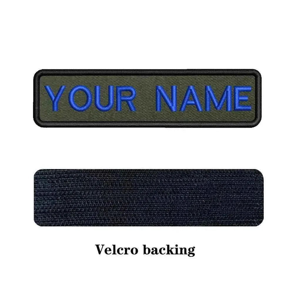Military Embroidery Custom Name Patch For Clothes