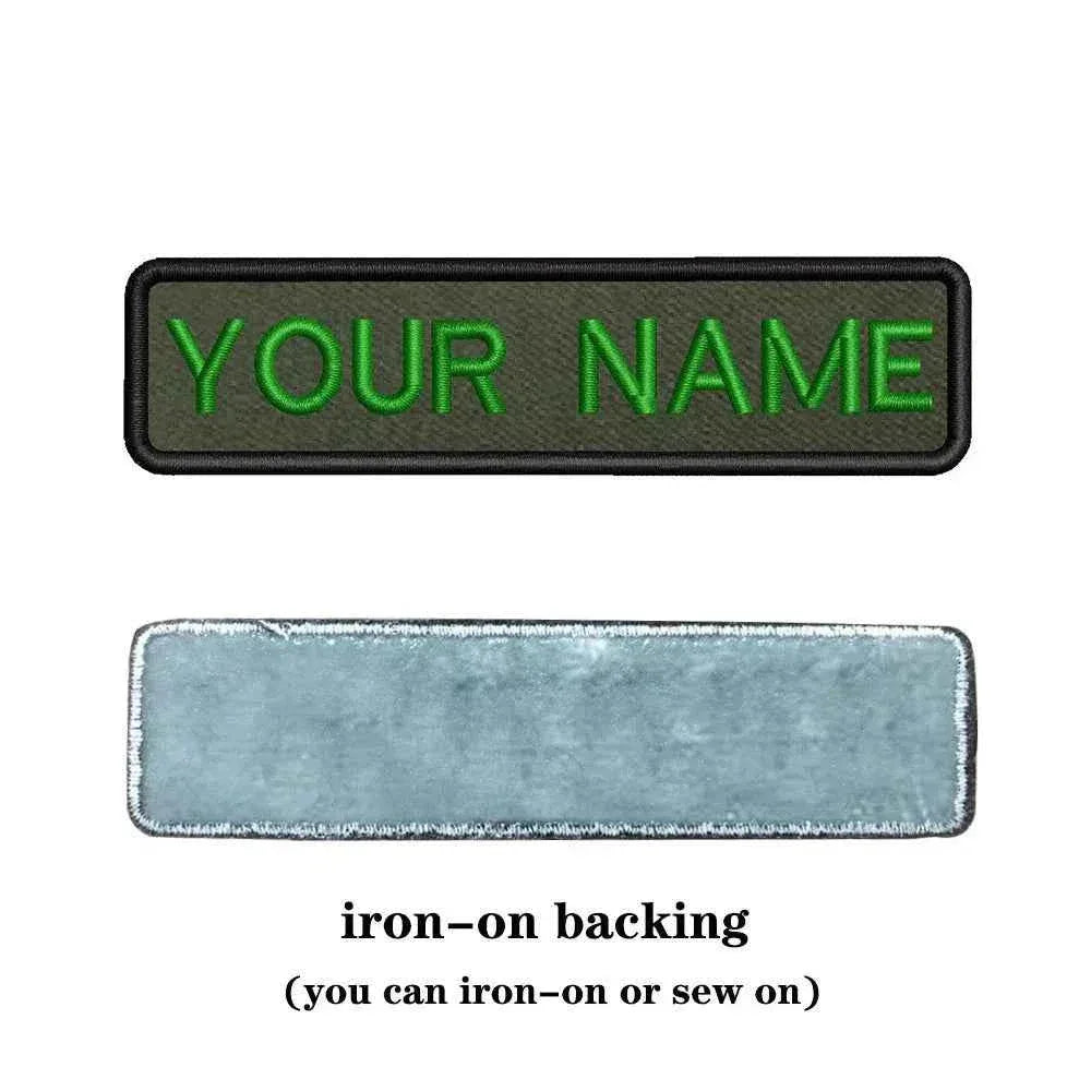 Military Embroidery Custom Name Patch For Clothes