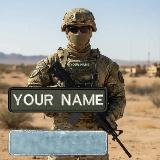 Military Embroidery Custom Name Patch For Clothes Military-Outdoors