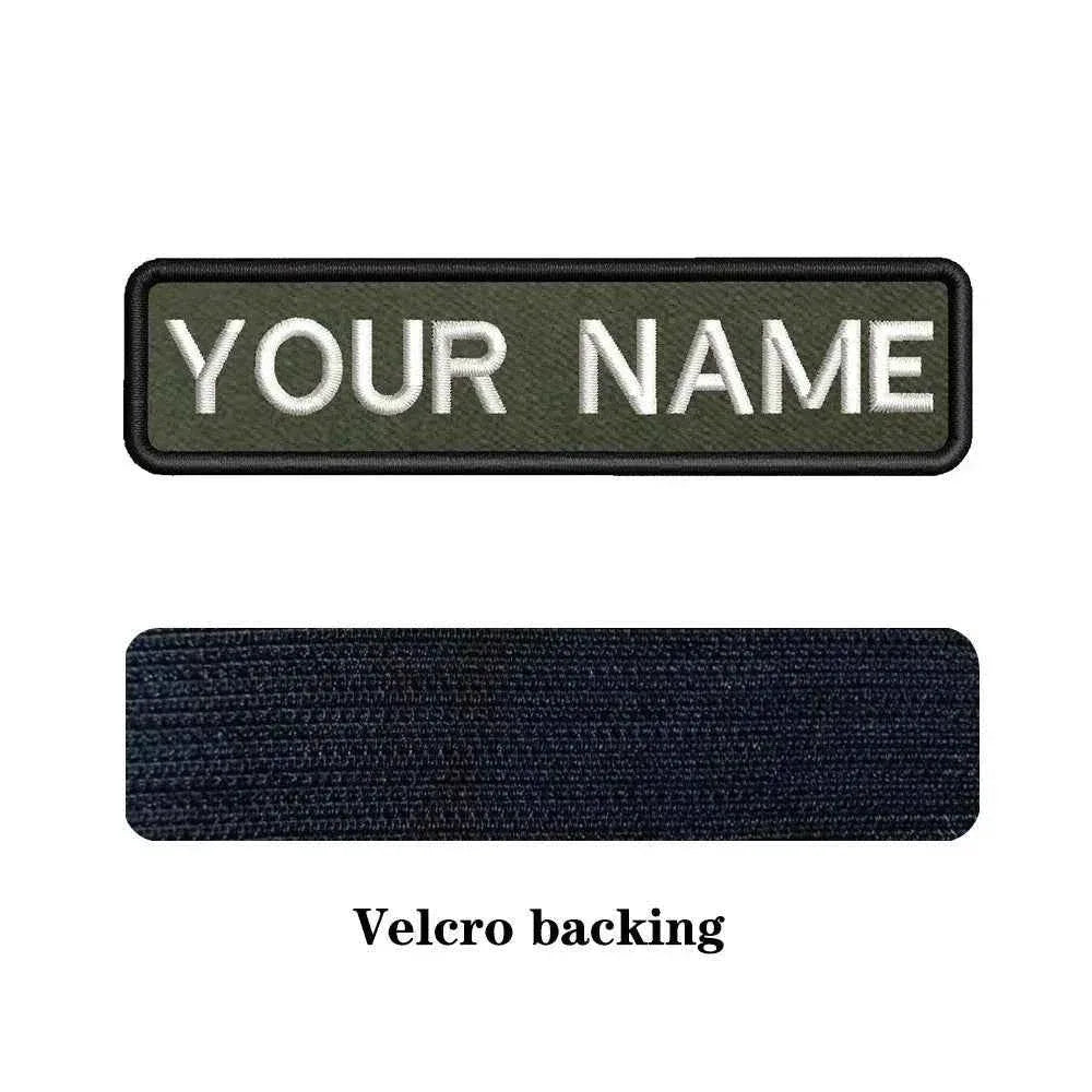 Military Embroidery Custom Name Patch For Clothes