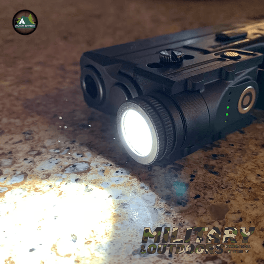 1500 Lumens Tactical Flashlight for Pistols Rifles - Military-Outdoors.com