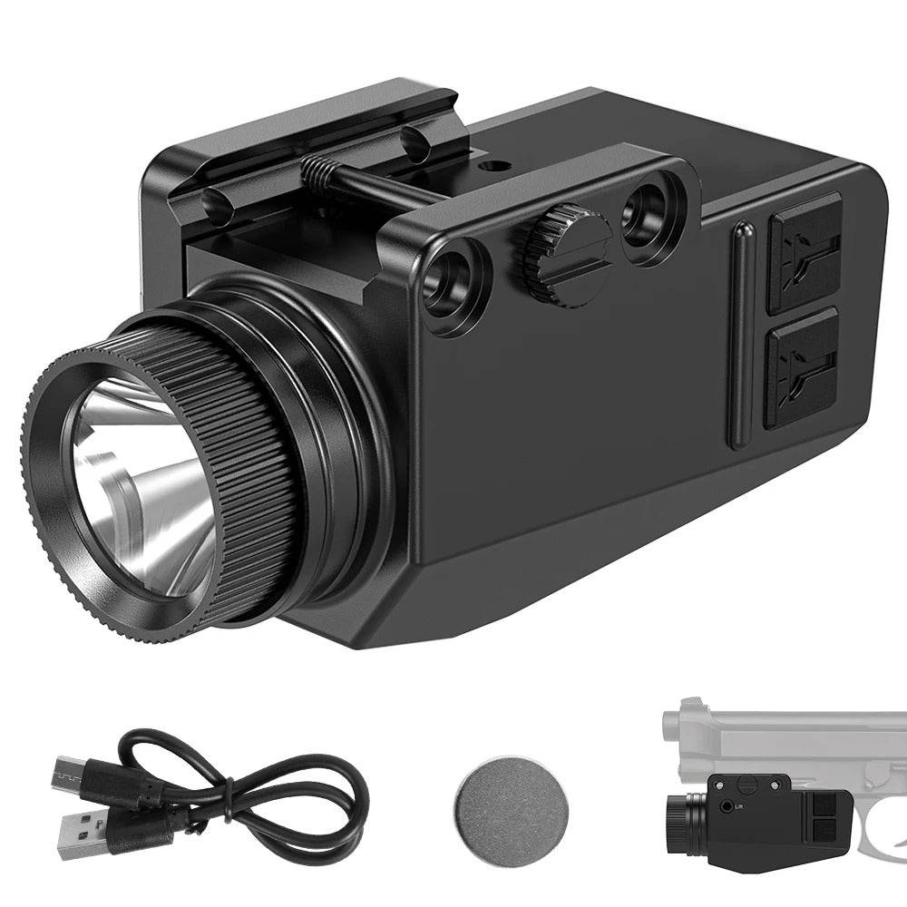 1500 Lumens Tactical Flashlight for Pistols Rifles - Military-Outdoors.com