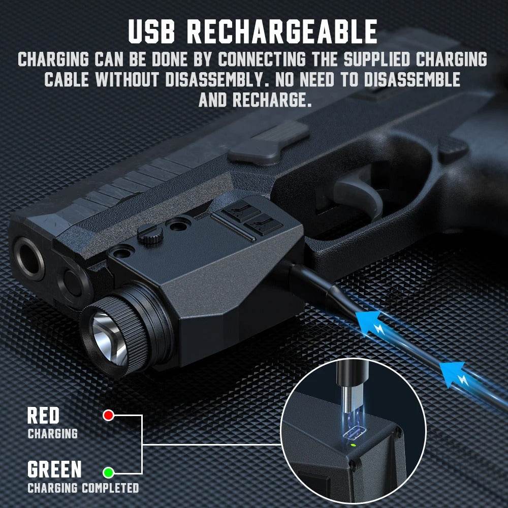 1500 Lumens Tactical Flashlight for Pistols Rifles - Military-Outdoors.com