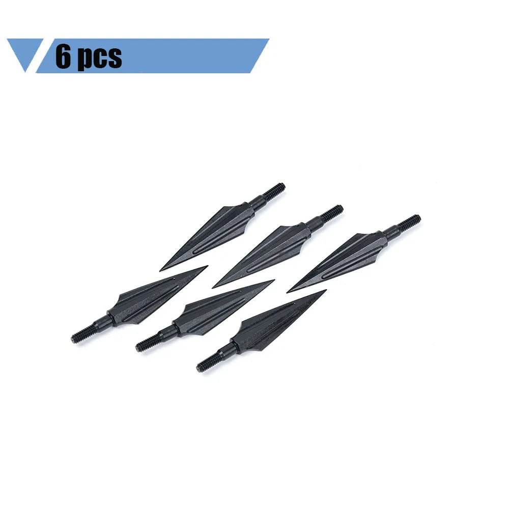 6-24pcs Military Outdoors 2-Blade Hunting Arrowheads - Military-Outdoors.com