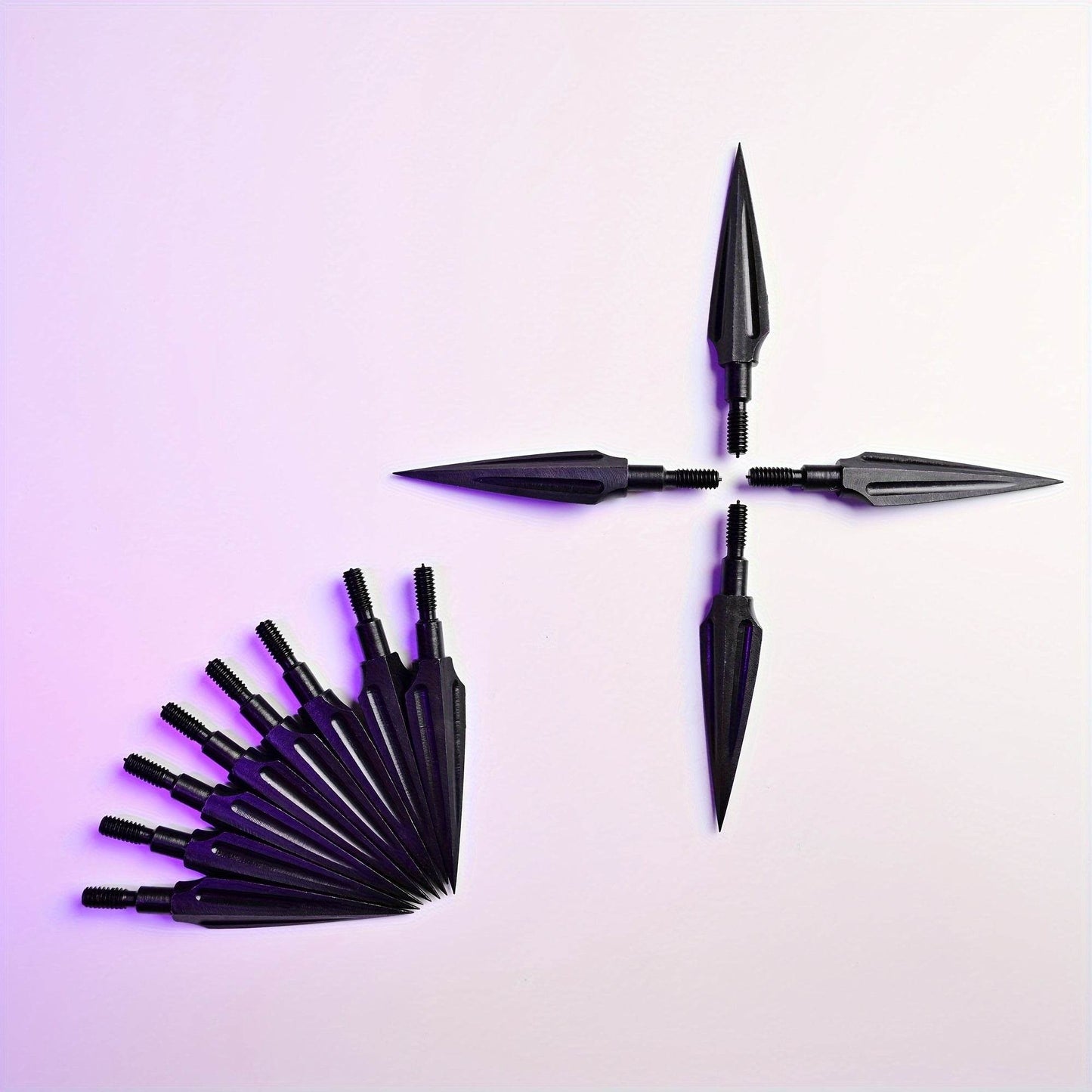 6-24pcs Military Outdoors 2-Blade Hunting Arrowheads - Military-Outdoors.com