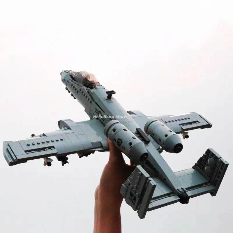A10 Bomber Plane Building Blocks 3D Model Toys Set - Military-Outdoors.com