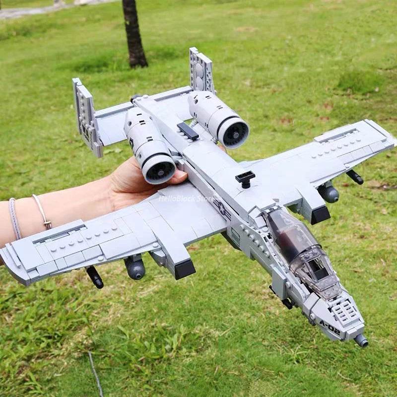 A10 Bomber Plane Building Blocks 3D Model Toys Set - Military-Outdoors.com