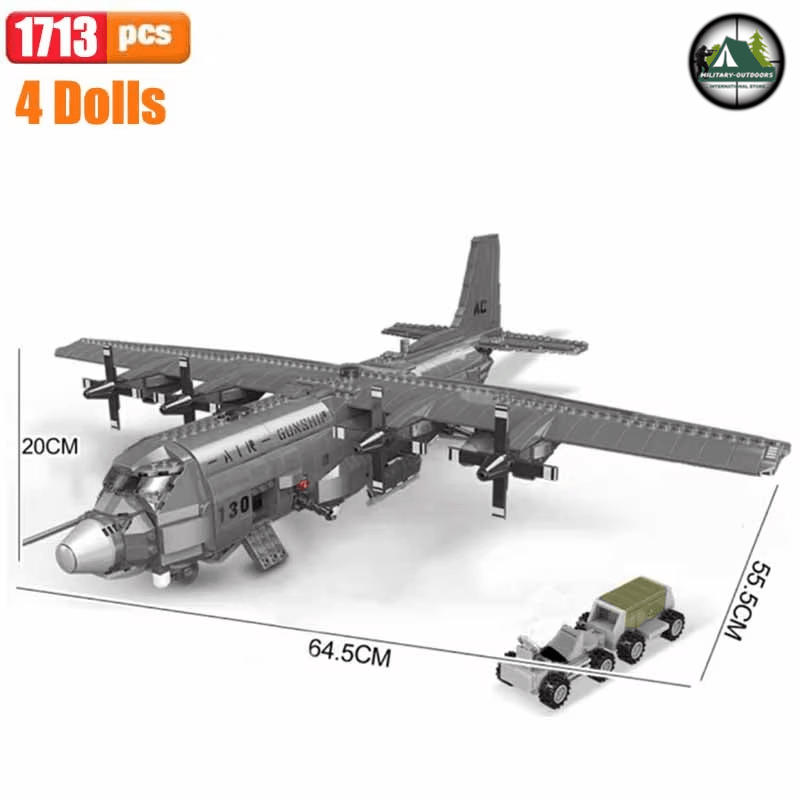 A10 Bomber Plane Building Blocks 3D Model Toys Set - Military-Outdoors.com
