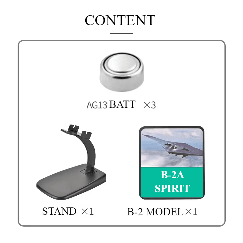 B-2 Spirit Aircraft Replica Model - Metal Plane Gift - Military-Outdoors.com