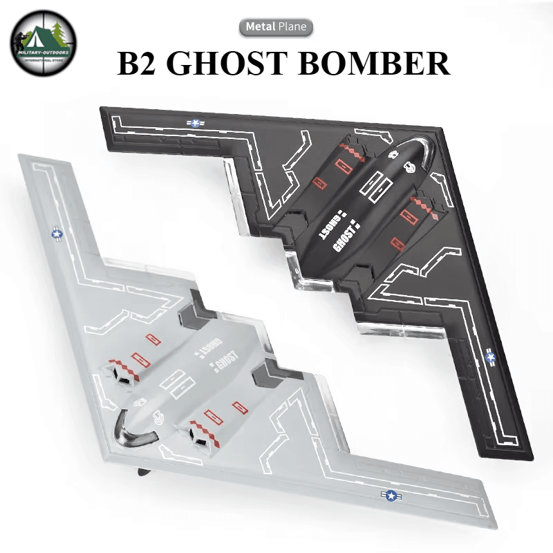 B-2 Spirit Aircraft Replica Model - Metal Plane Gift - Military-Outdoors.com