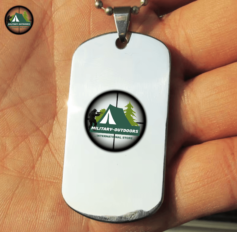 500pcs Lot Blank Army Dog Tags for Laser Engraving - Military-Outdoors.com