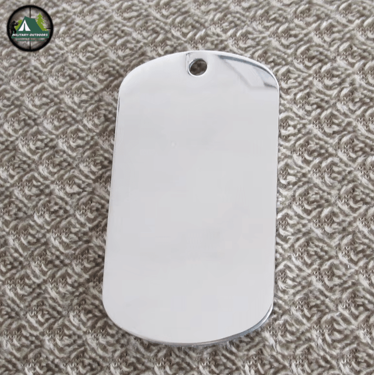 500pcs Lot Blank Army Dog Tags for Laser Engraving - Military-Outdoors.com