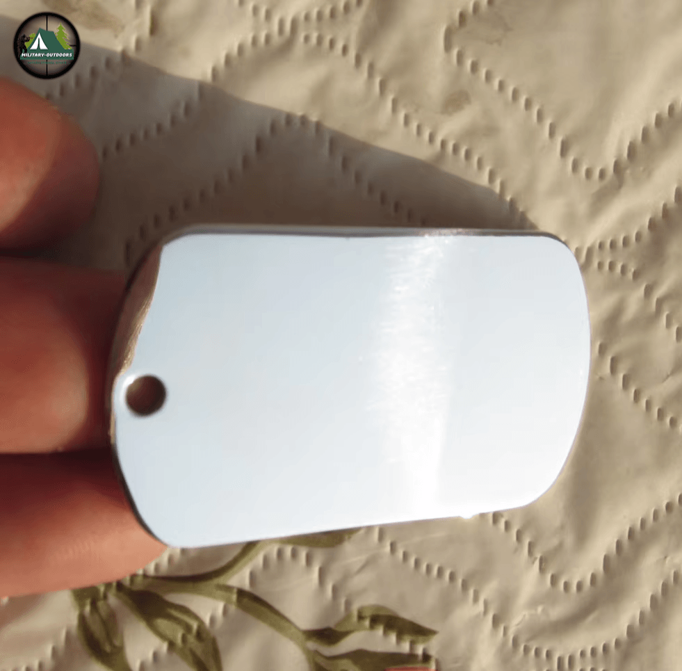 500pcs Lot Blank Army Dog Tags for Laser Engraving - Military-Outdoors.com