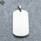 50pcs Lot Blank Army Dog Tags for Laser Engraving