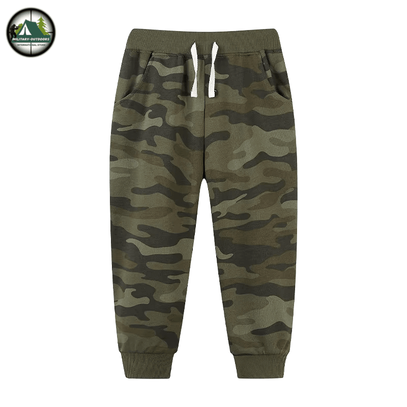 Military-Outdoors Boys Camouflage Sweatpants Durable Joggers - Military-Outdoors.com
