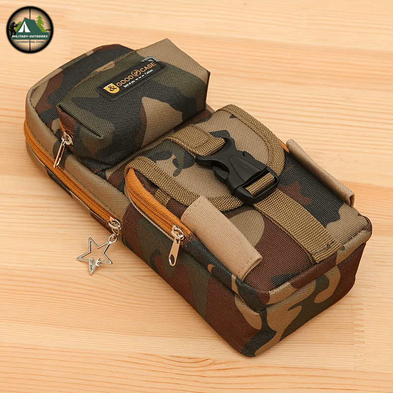Military-Outdoors Camo Zippered Pencil Case for Kids - Military-Outdoors.com