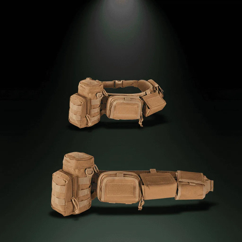 Tan Camouflage Tactical Multi-Purpose Belt - Military-Outdoors.com