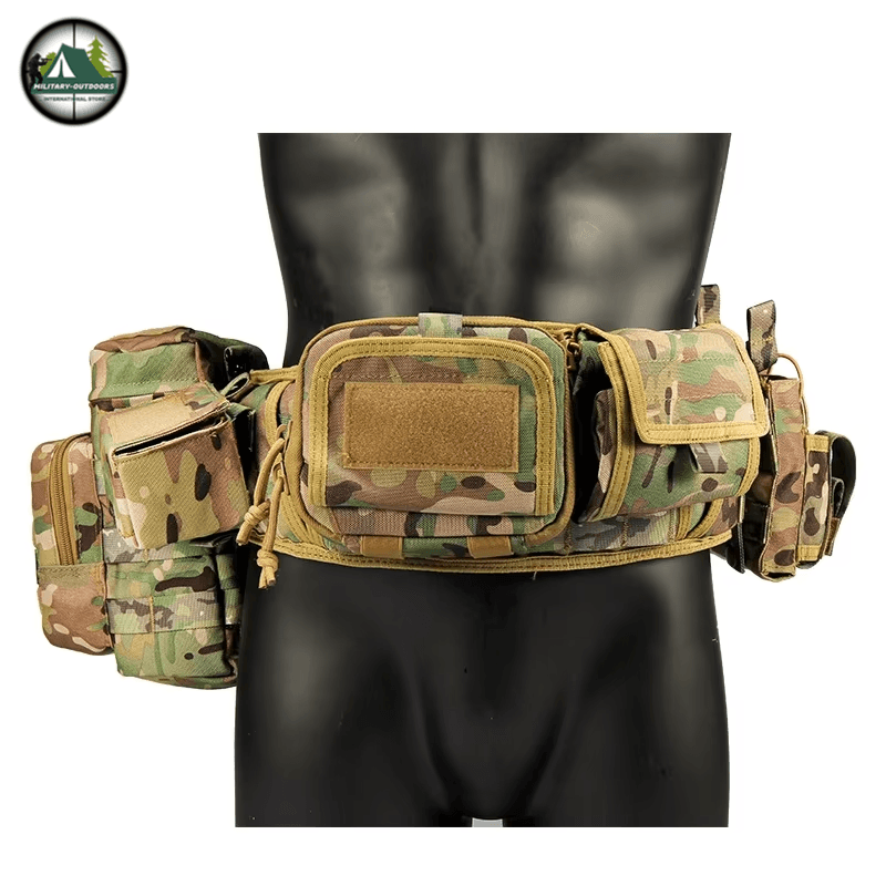 YAKEDA Camouflage Tactical Multi-Purpose Belt - Military-Outdoors.com