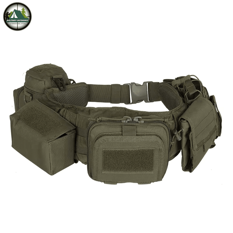 Green Camouflage Tactical Multi-Purpose Belt - Military-Outdoors.com