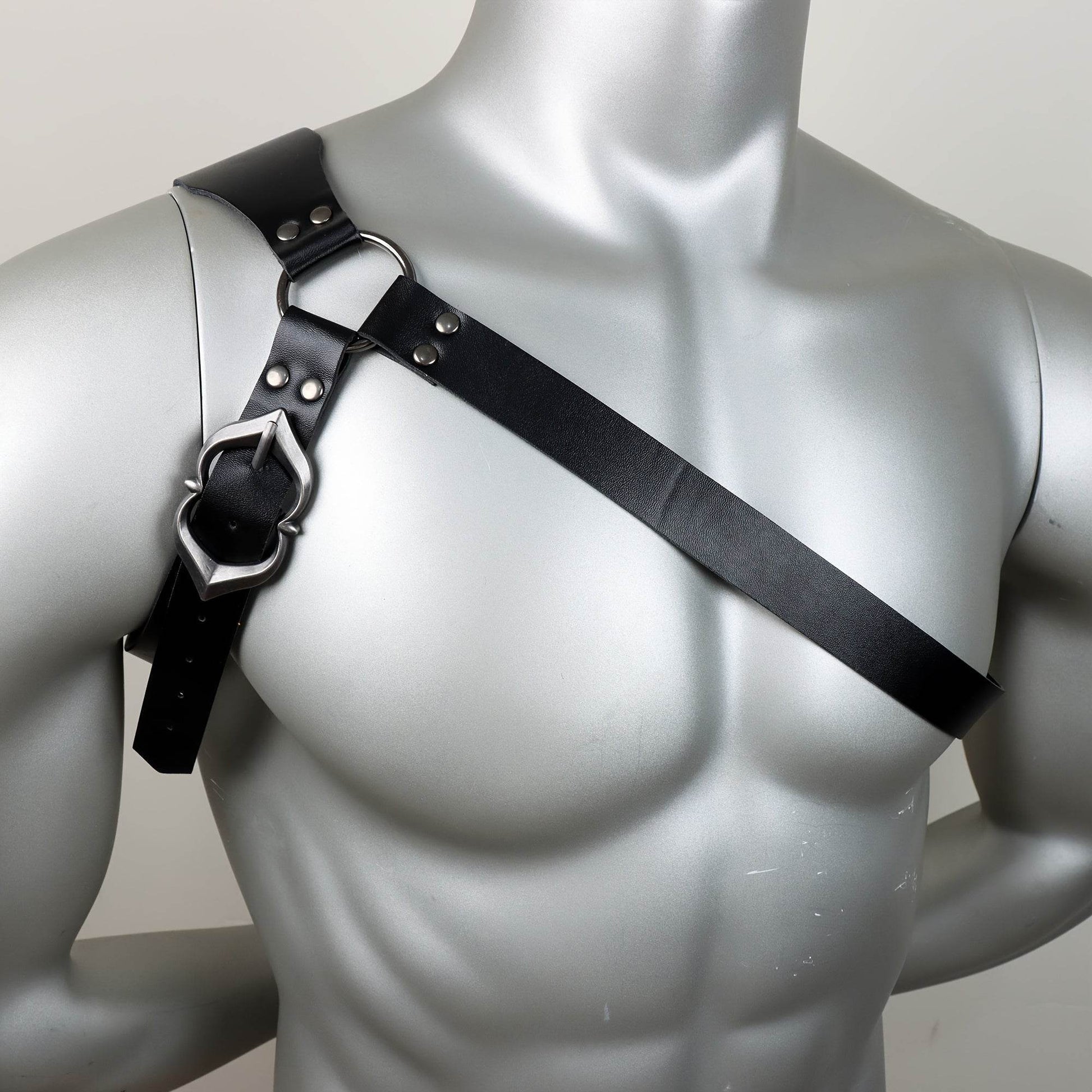Vintage Faux Leather Cowboy Shoulder Gun Holster - Military-Outdoors.com