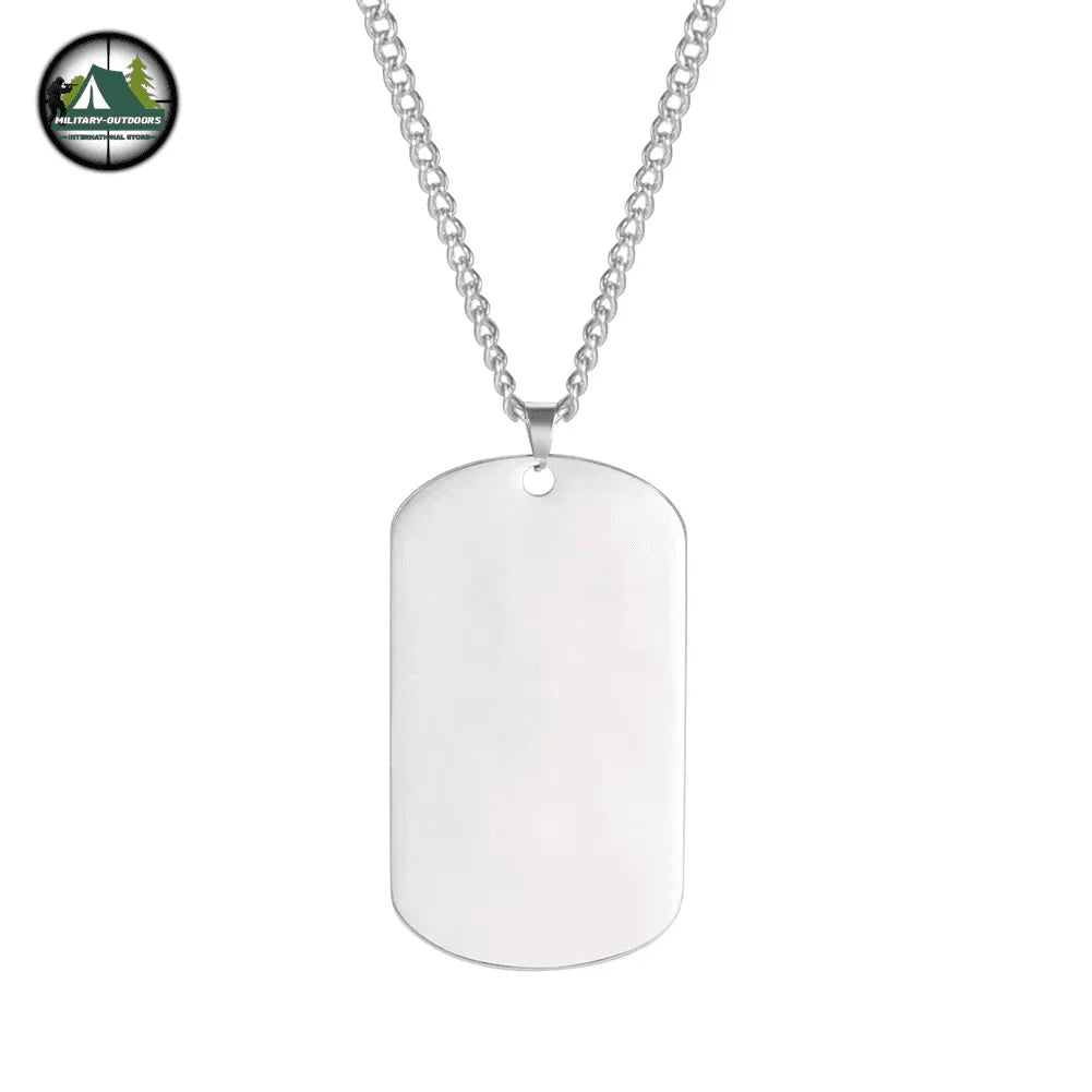 Custom Military Dog Tag Necklace by Military-Outdoors - Military-Outdoors.com