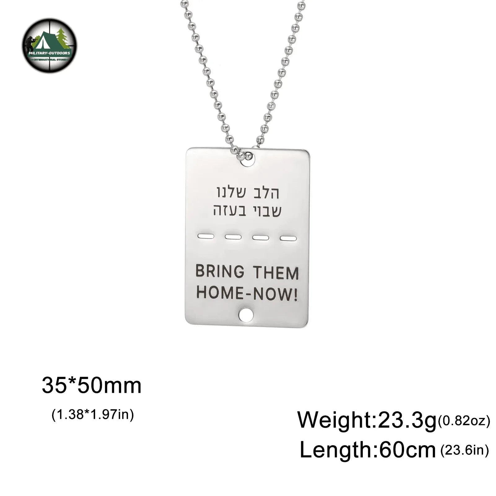 Custom Military Dog Tag Necklace by Military-Outdoors - Military-Outdoors.com