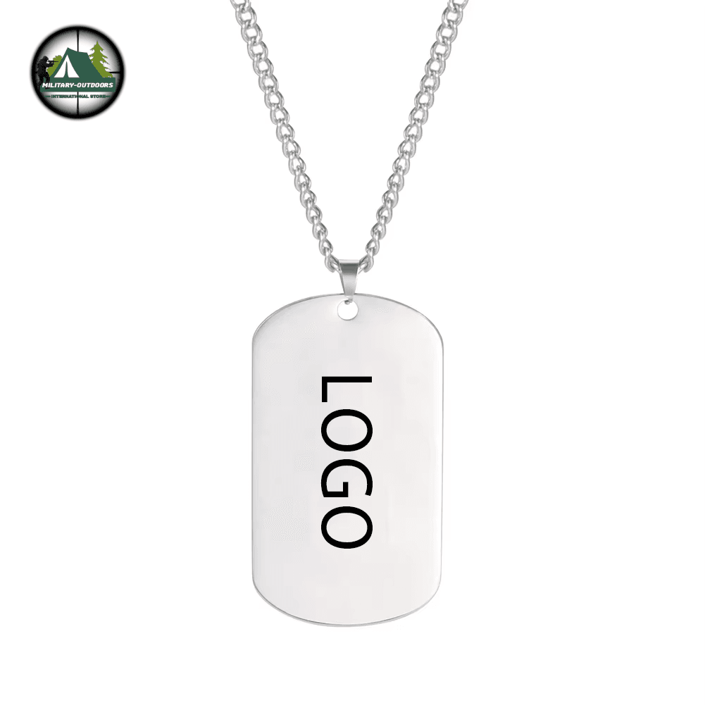 Custom Military Dog Tag Necklace by Military-Outdoors - Military-Outdoors.com
