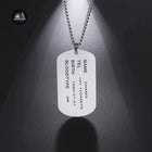 Custom Military Dog Tag Necklace by Military-Outdoors