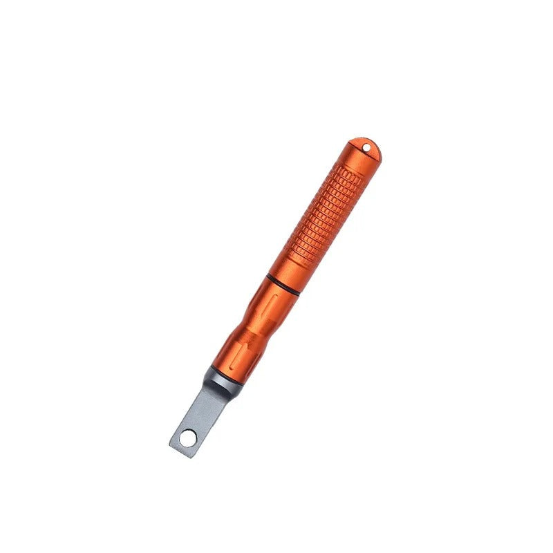 Durable orange emergency fire starter stick ideal for camping and outdoor survival needs
