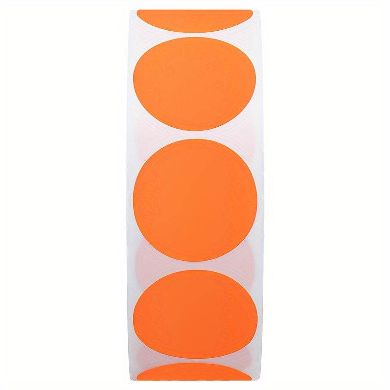 500pcs Roll 25mm Round Fluorescent Self-adhesive Labels - Military-Outdoors.com