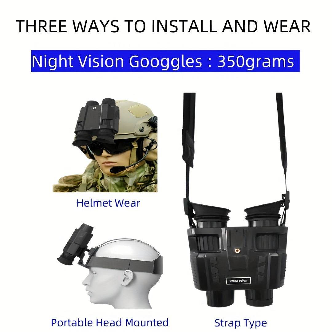 HD Night Vision Binoculars With Head Strap for Adventurers - Military-Outdoors.com