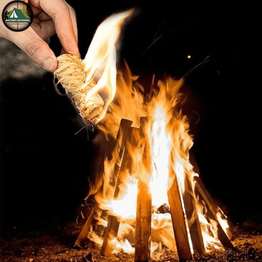 10 Pcs Natural Pine Fire Starters for Camping - Military-Outdoors.com