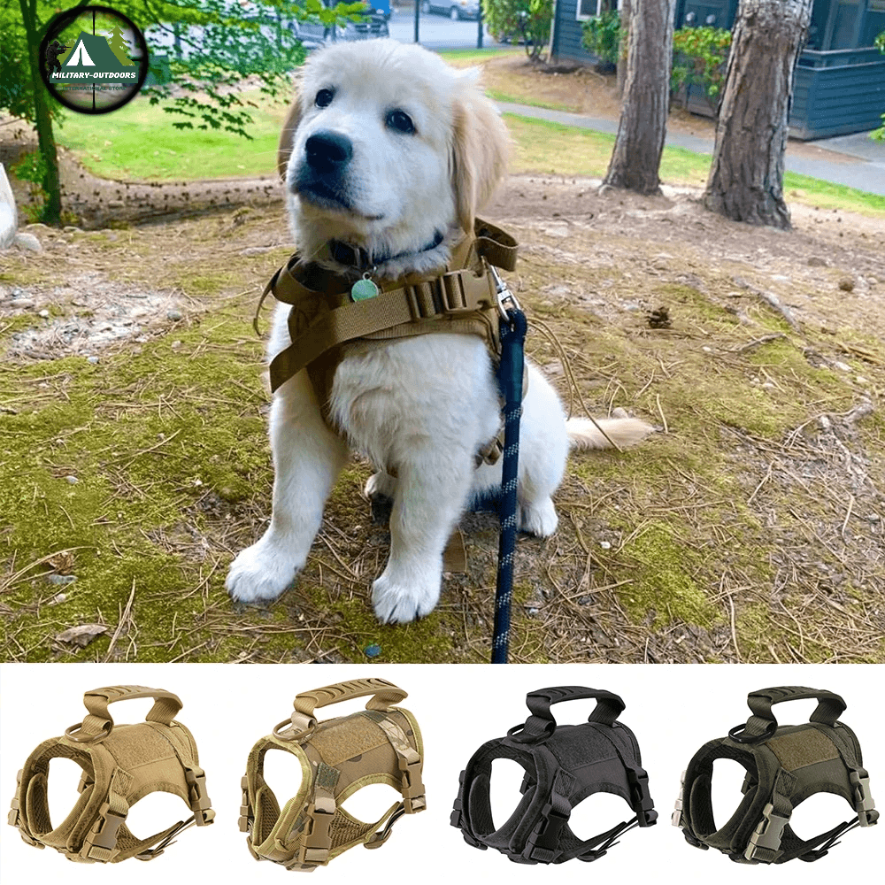 Tactical Dog Harness Puppy - Durable Outdoor Gear - Military-Outdoors.com