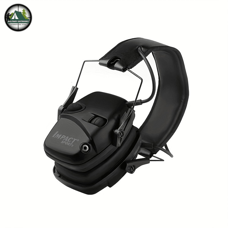 Tactical Electronic Earmuffs - Noise Reduction - Military-Outdoors.com