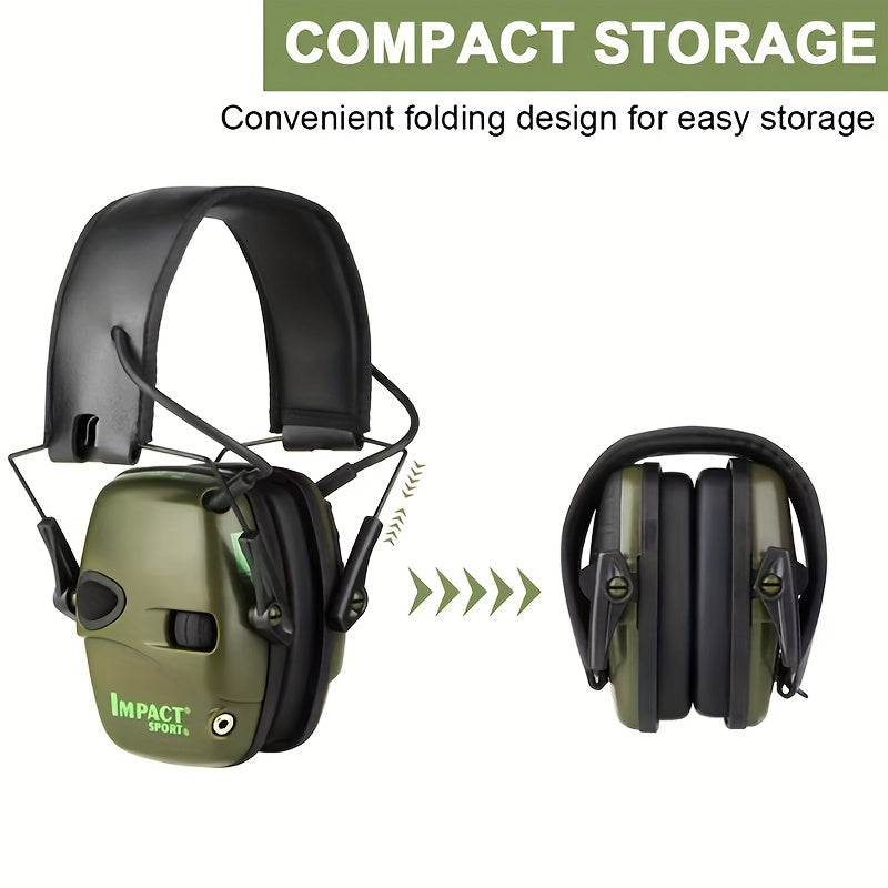 Tactical Electronic Earmuffs - Noise Reduction - Military-Outdoors.com