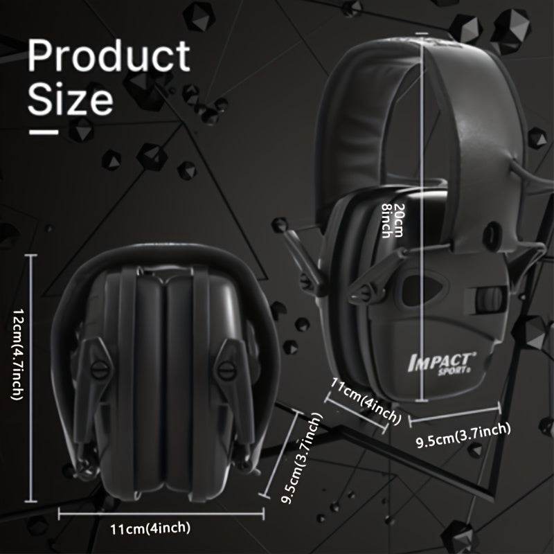 Tactical Electronic Earmuffs - Noise Reduction - Military-Outdoors.com