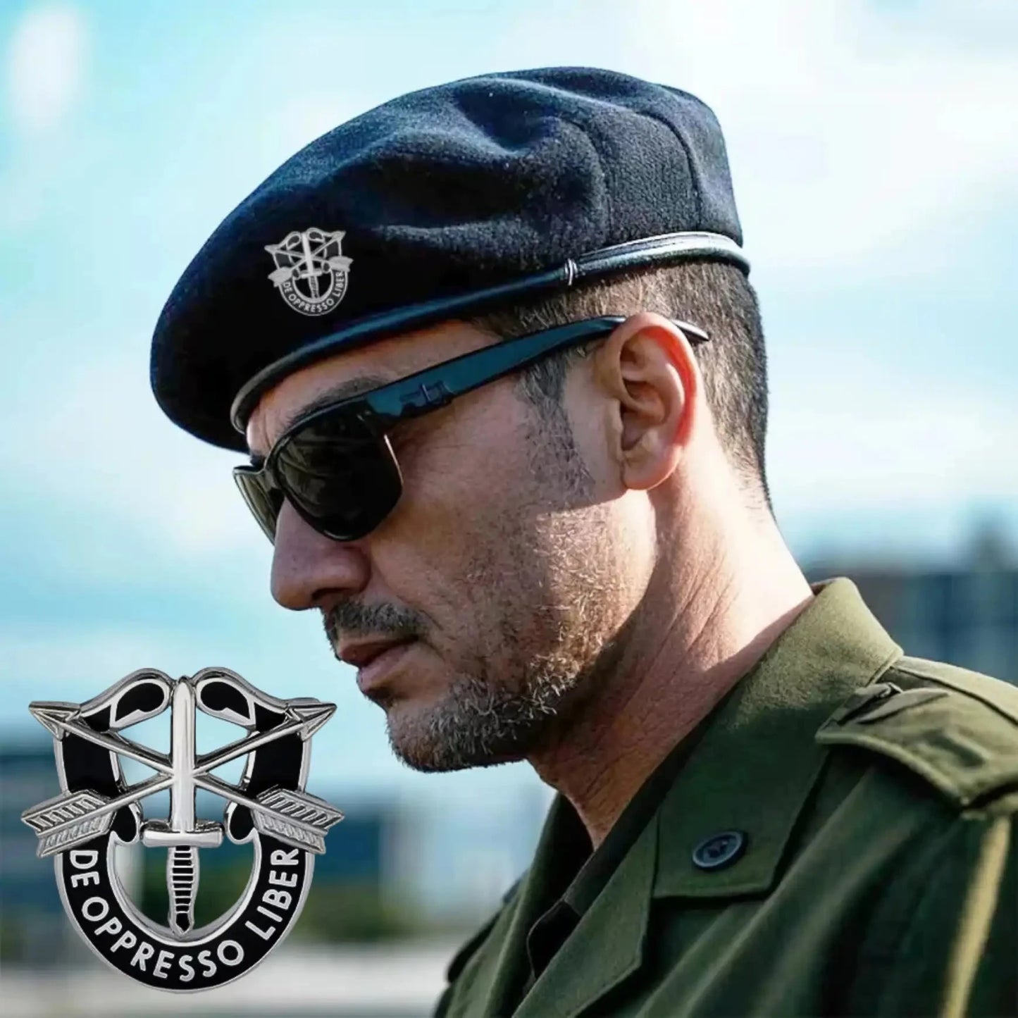 1pc US Army Special Forces Uniform Pin Military-Outdoors.com