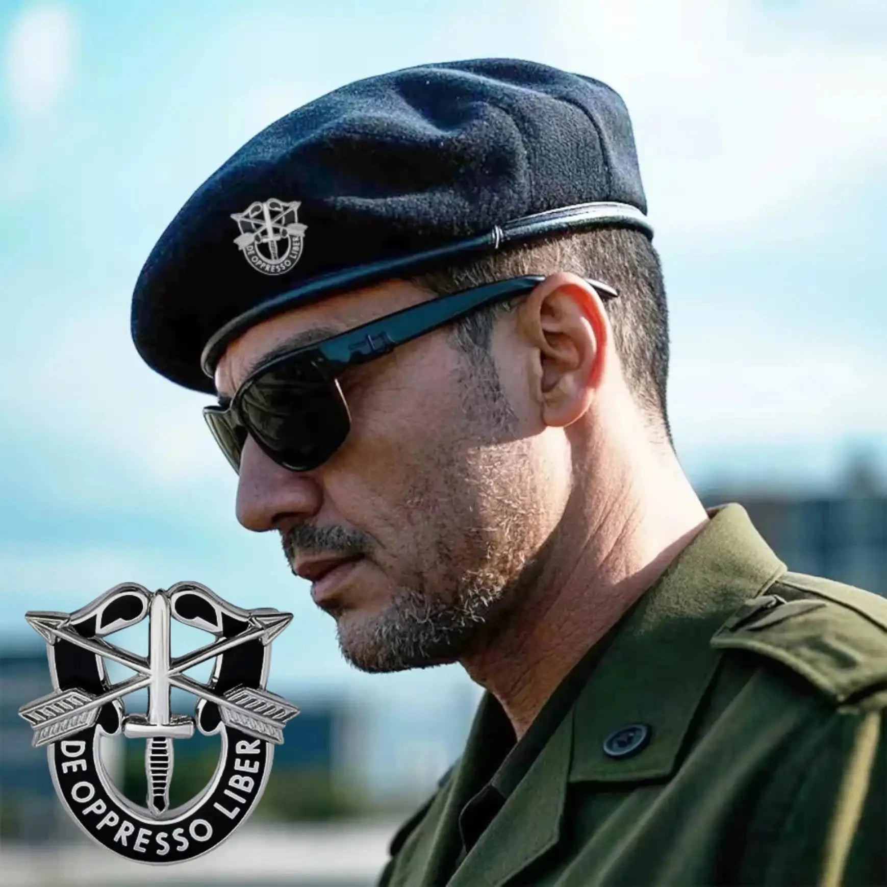 1pc US Army Special Forces Uniform Pin Military-Outdoors.com