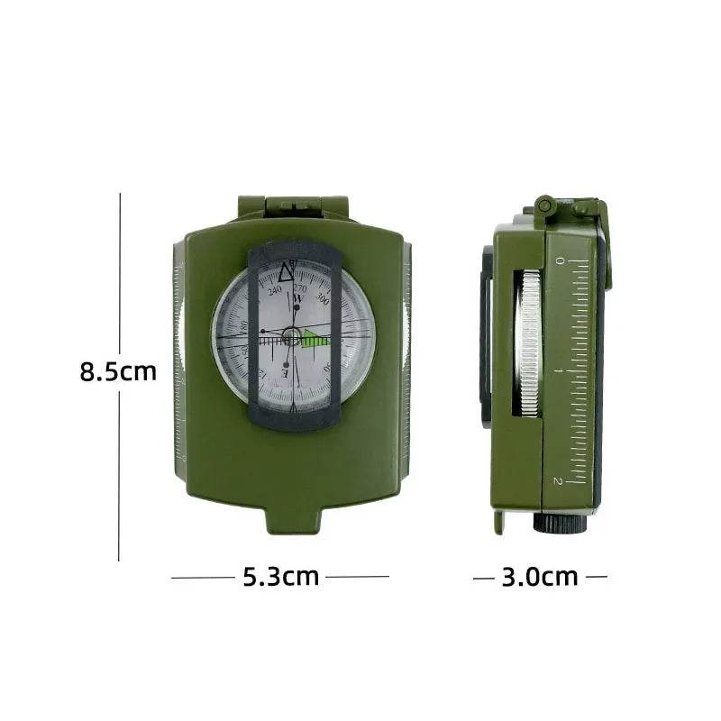 Military Sighting Compass in Green with Precision Navigation Features