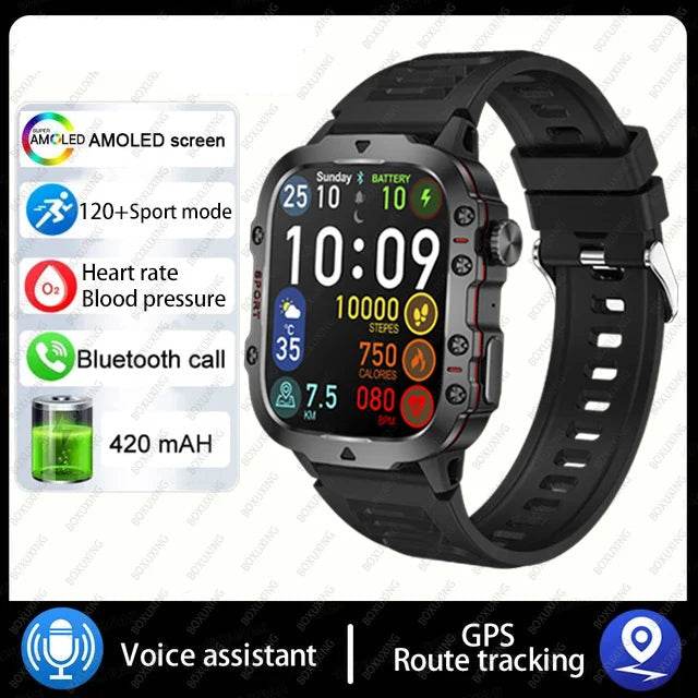 Military GPS Smart Watch With Health Monitor - Military-Outdoors.com