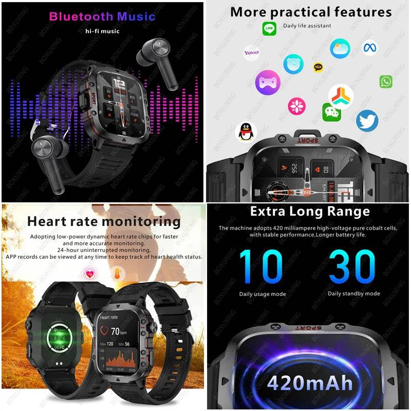 Military GPS Smart Watch With Health Monitor - Military-Outdoors.com