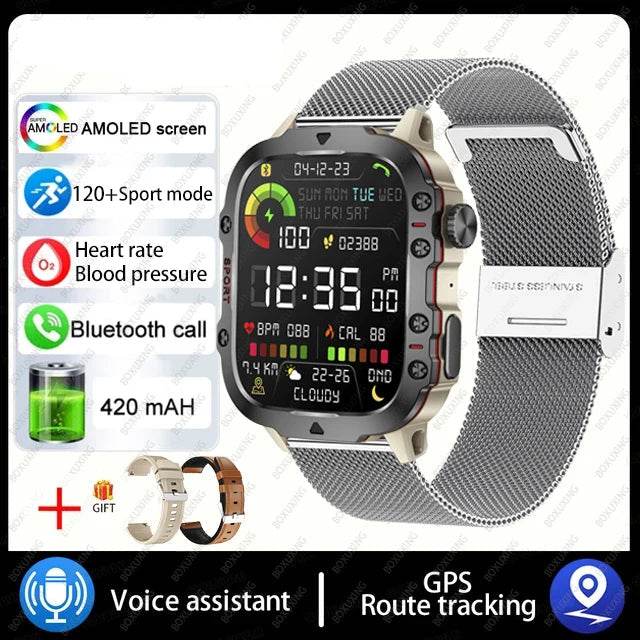 Military GPS Smart Watch With Health Monitor - Military-Outdoors.com