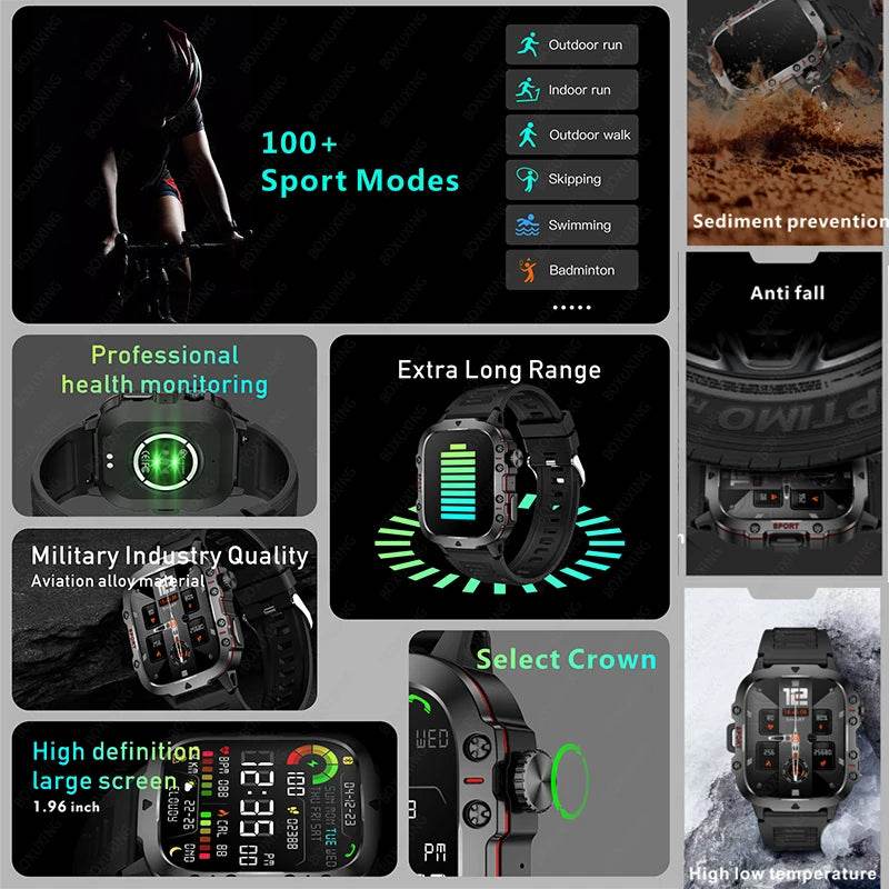 Military GPS Smart Watch With Health Monitor - Military-Outdoors.com