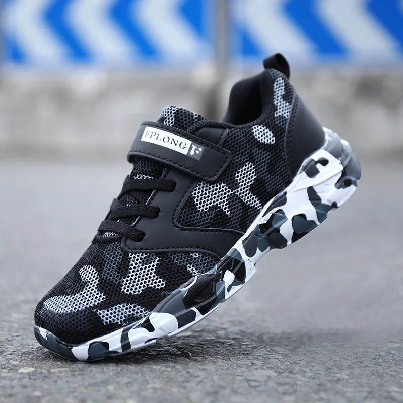 Military Style Kids Sneakers - Camo Fashion Footwear - Military-Outdoors.com