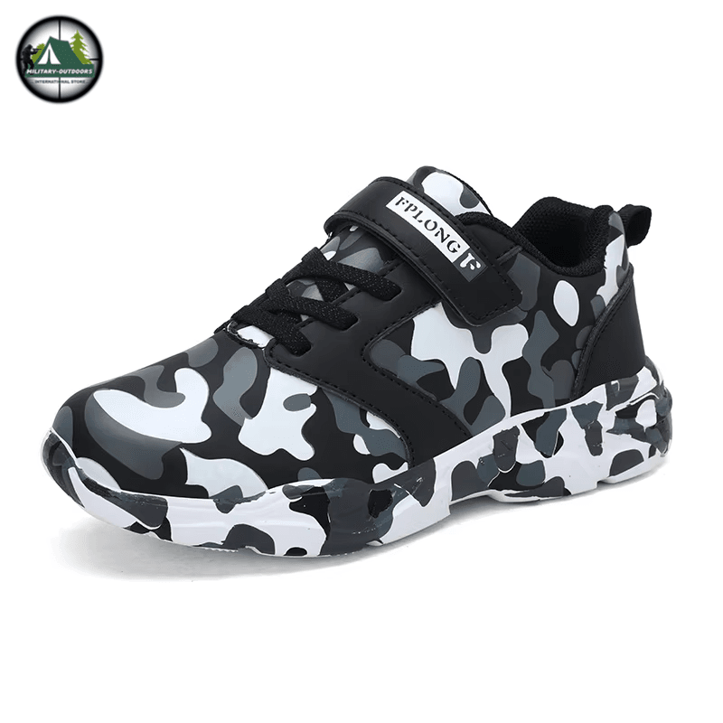 Military Style Kids Sneakers - Camo Fashion Footwear - Military-Outdoors.com