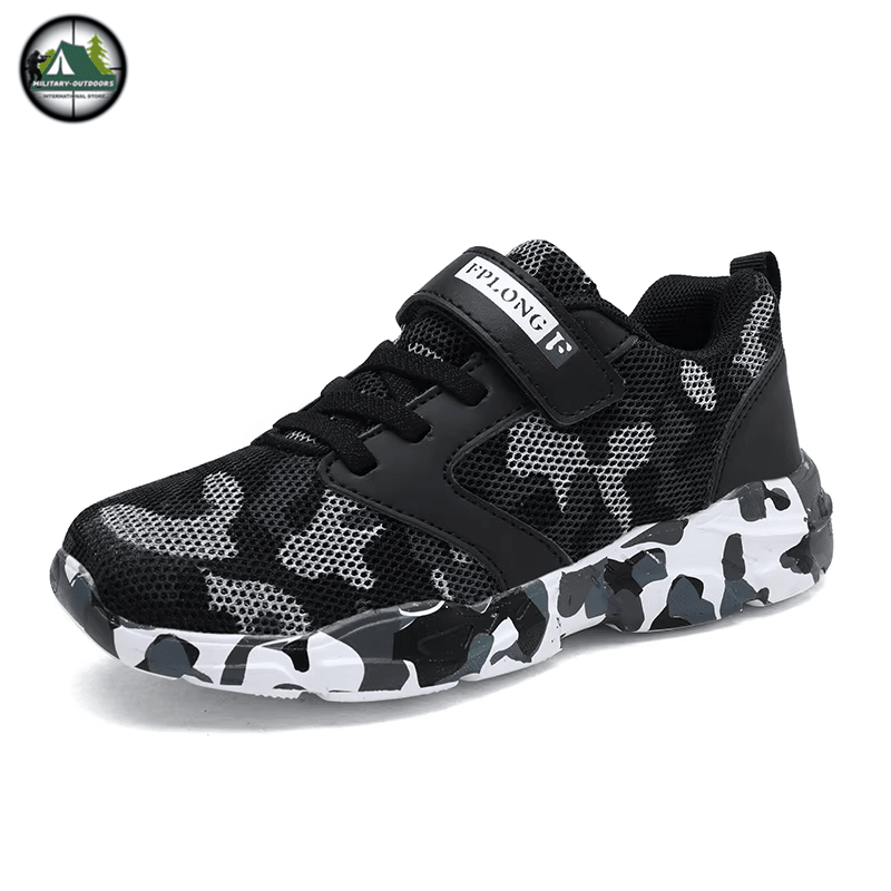 Military Style Kids Sneakers - Camo Fashion Footwear - Military-Outdoors.com