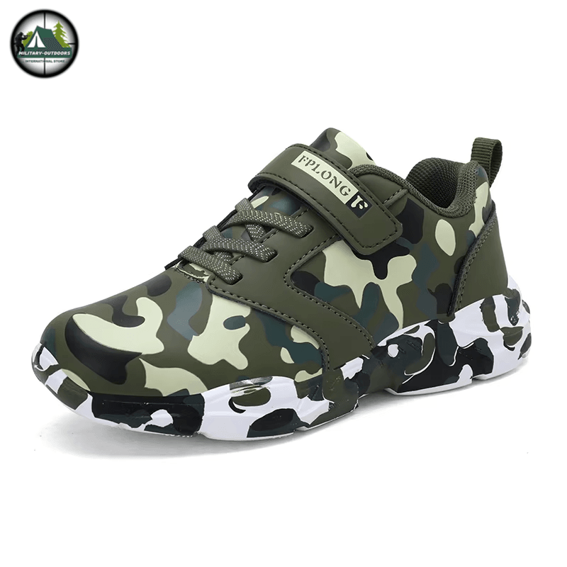 Military Style Kids Sneakers - Camo Fashion Footwear - Military-Outdoors.com