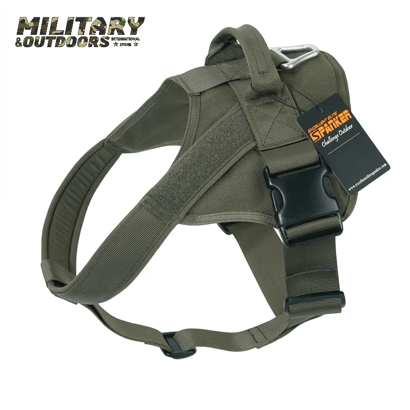 Military-Outdoors Tactical Dog Harness for Adventure - Military-Outdoors.com